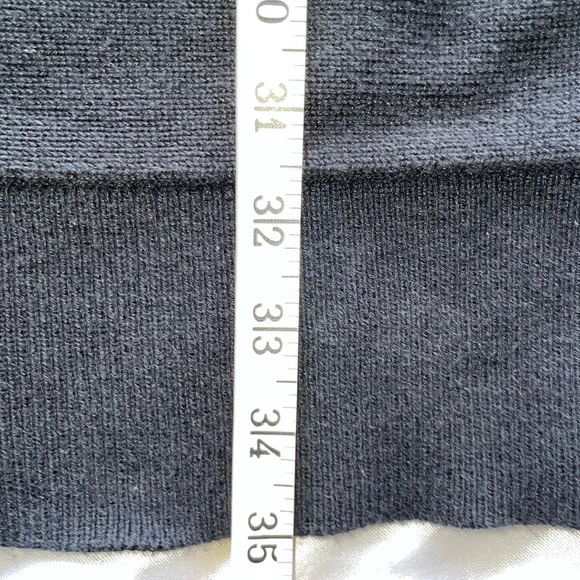 MICHAEL KORS Sweater Dress Logo Zip Shoulder Dolman Sleeve Cowl Neck Size M - Picture 5 of 11